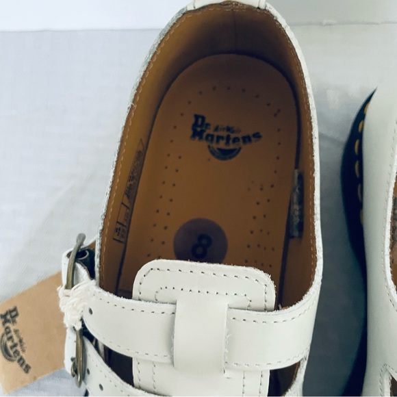 Dr. Martens Leather Virginia buckle double strap Mary Jane loafers New Size 10 - Picture 13 of 16